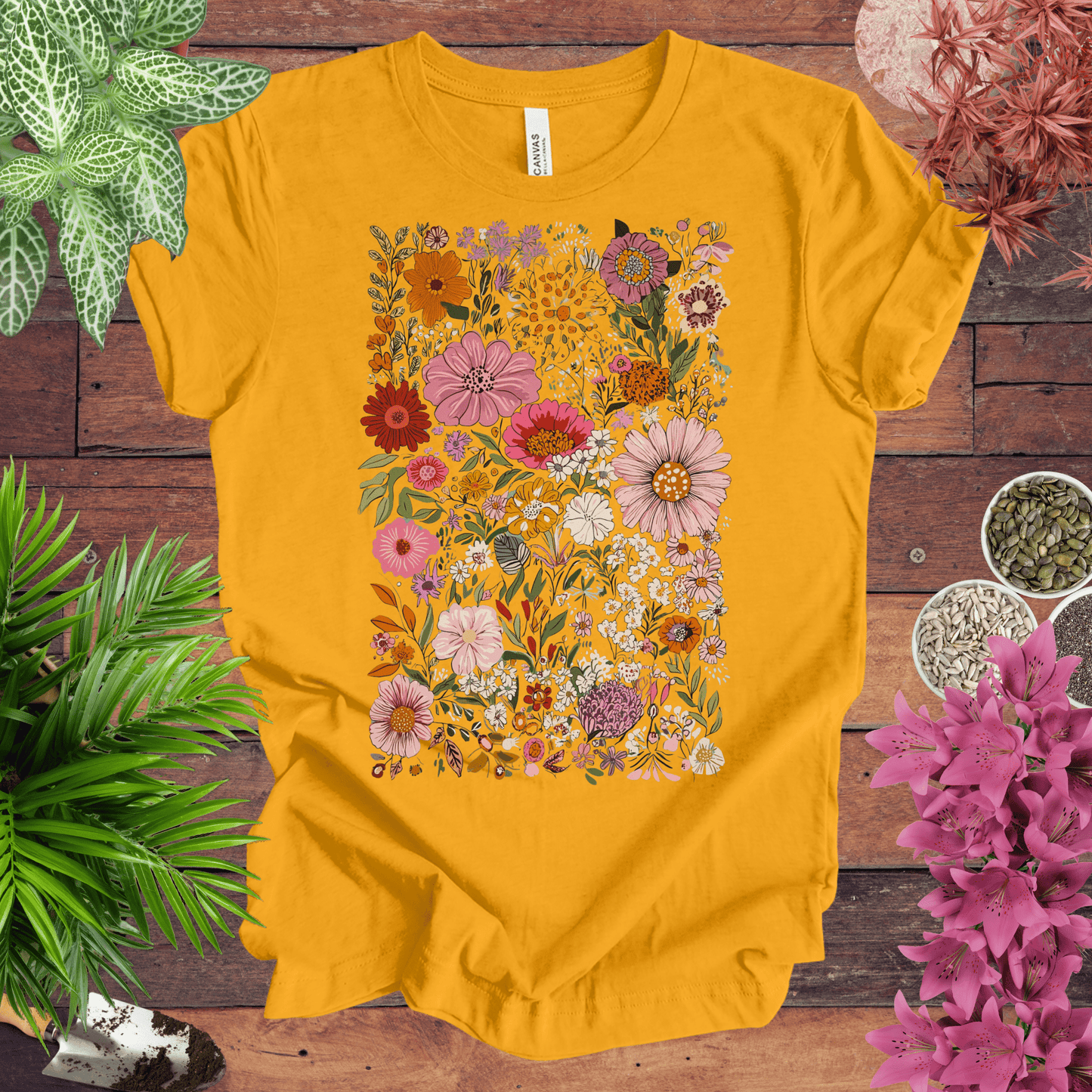 Colorful Wildflower Garden T-Shirt