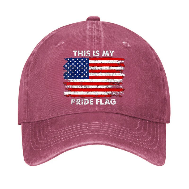 This Is My Pride Flag USA Flag Print Cap