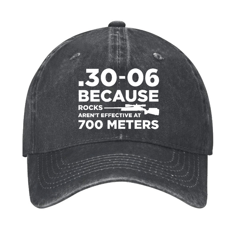 Maturelion Custom Cap 30-06 Because Rocks Aren't Effective At 700 Meters Cap