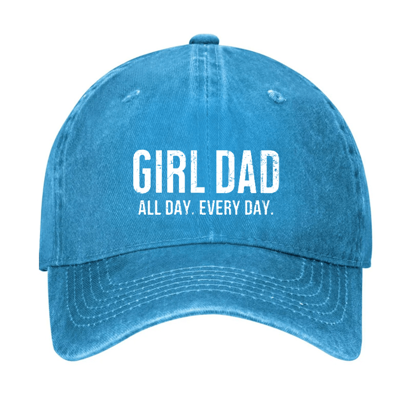 Girl Dad All Day Every Day Cap (Free Customization)