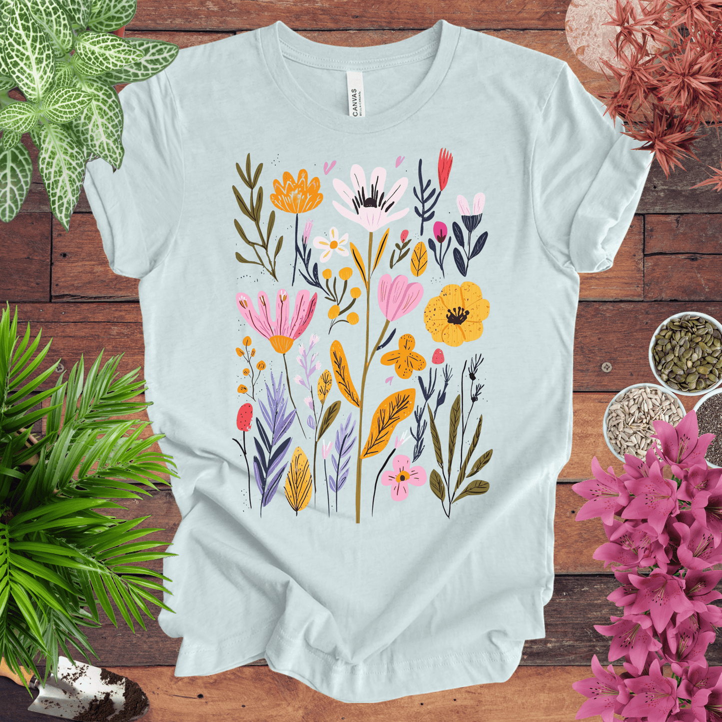 Whimsical Floral Bouquet T-Shirt