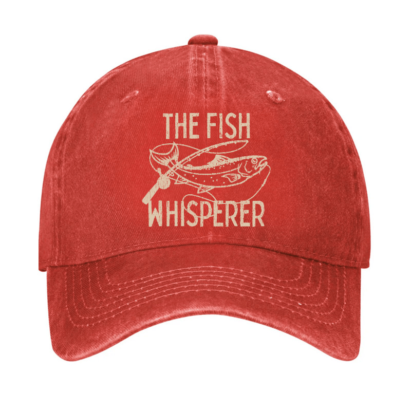 The Fish Whisperer Funny Fishing Cap (Free Customization)