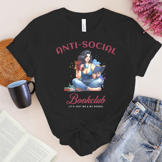 Anti-Social Bookclub Tee