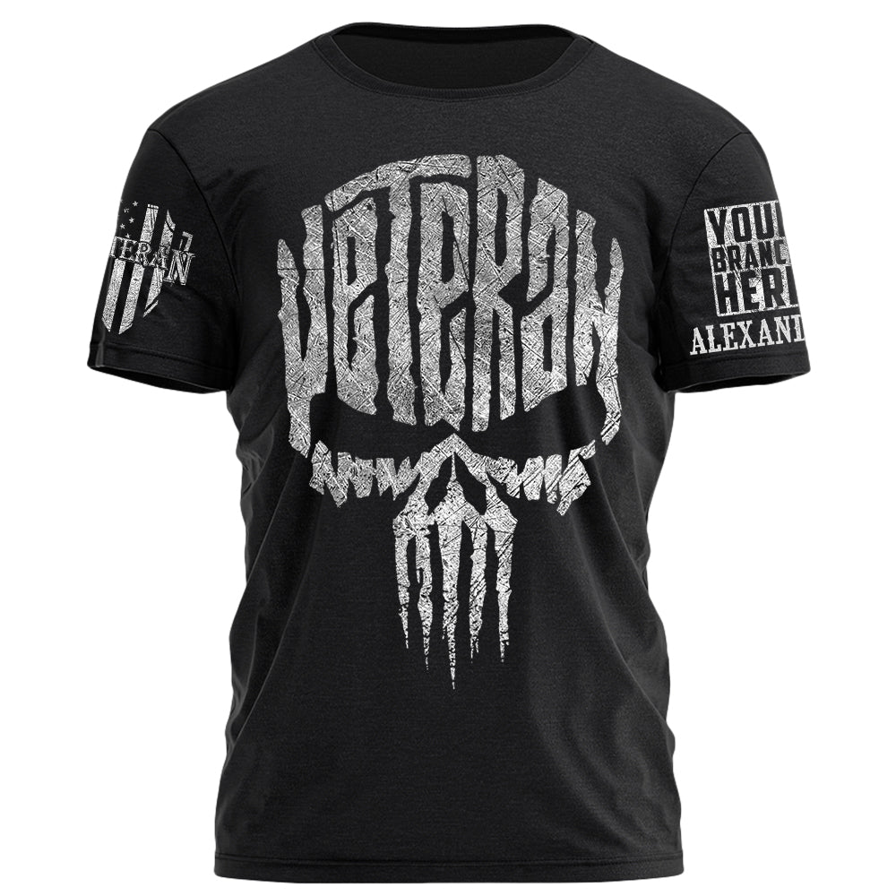 Skull Veteran Personalized Shirt For Veteran H2511