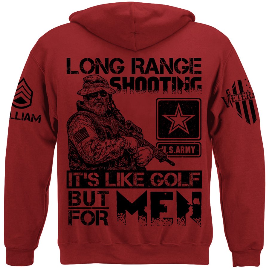 Long Range Shooting Like Golf But For Men 2nd Amendment Veteran Rifle Shooting Shirt Gift For Veteran H2511 Trna