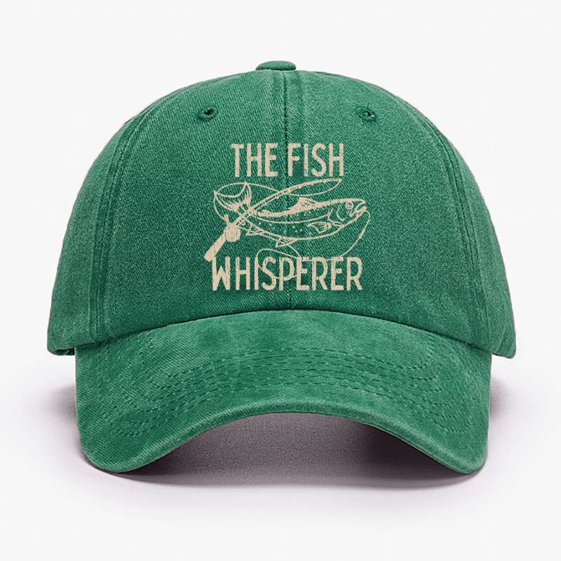 The Fish Whisperer Funny Fishing Cap (Free Customization)