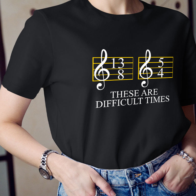 We Are Giving Away Our Popular "Music Difficult Times Teacher T-Shirt" Tee For FREE With All Orders Placed Today!