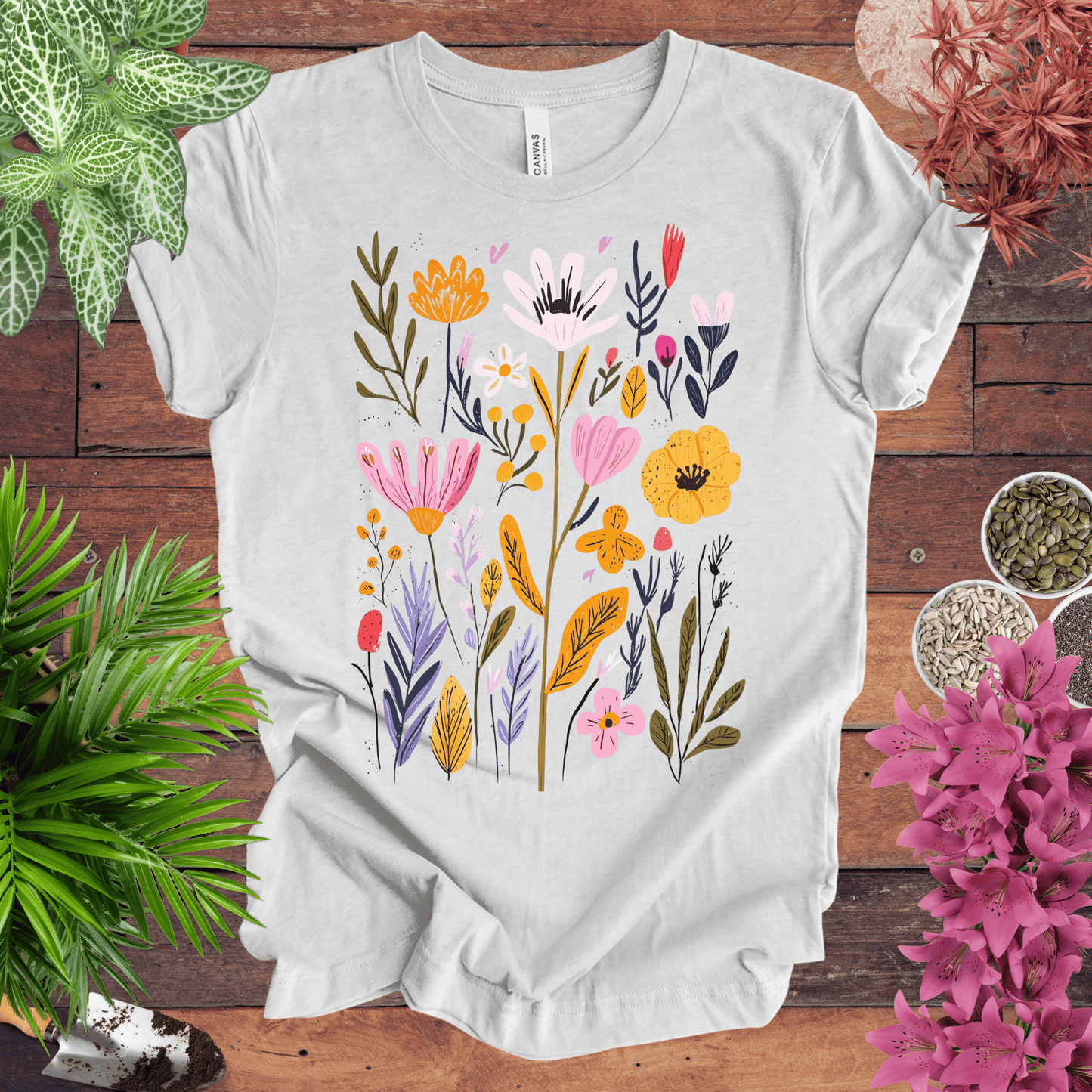 Whimsical Floral Bouquet T-Shirt