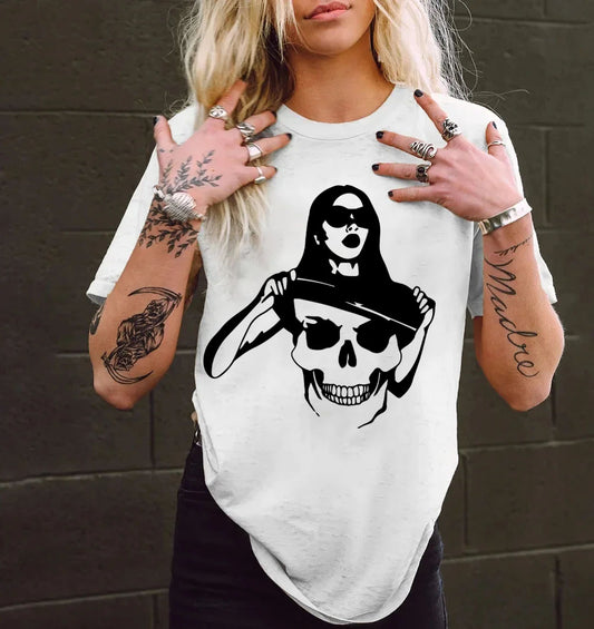 Woman Skull Inside T-shirt