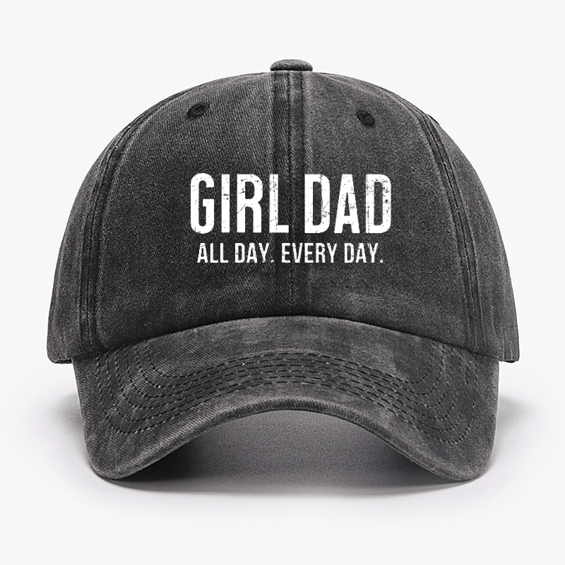 Girl Dad All Day Every Day Cap (Free Customization)