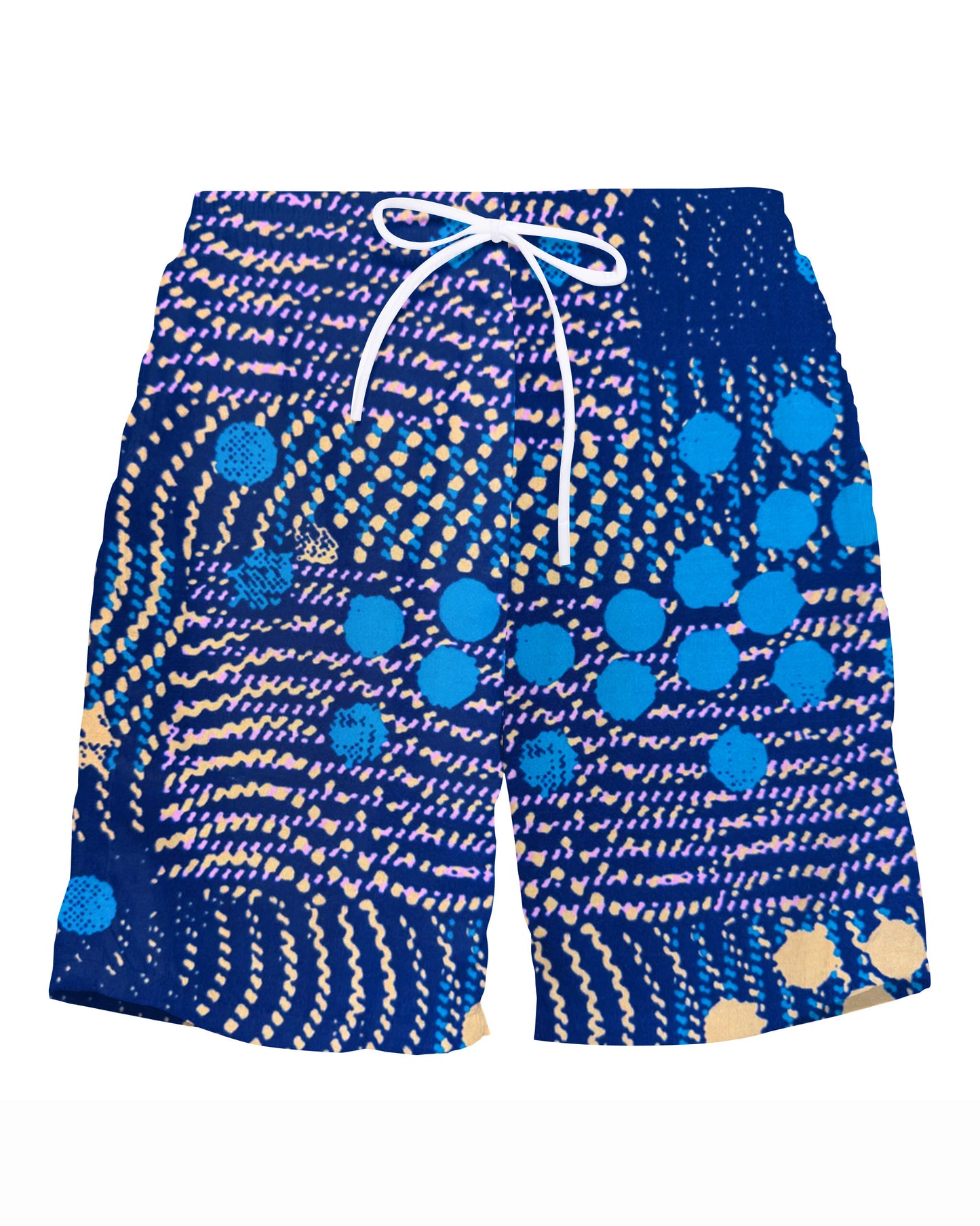 Holiday Blue Men's Plus Size Beach Quick-drying Trunks Swimming Trunks