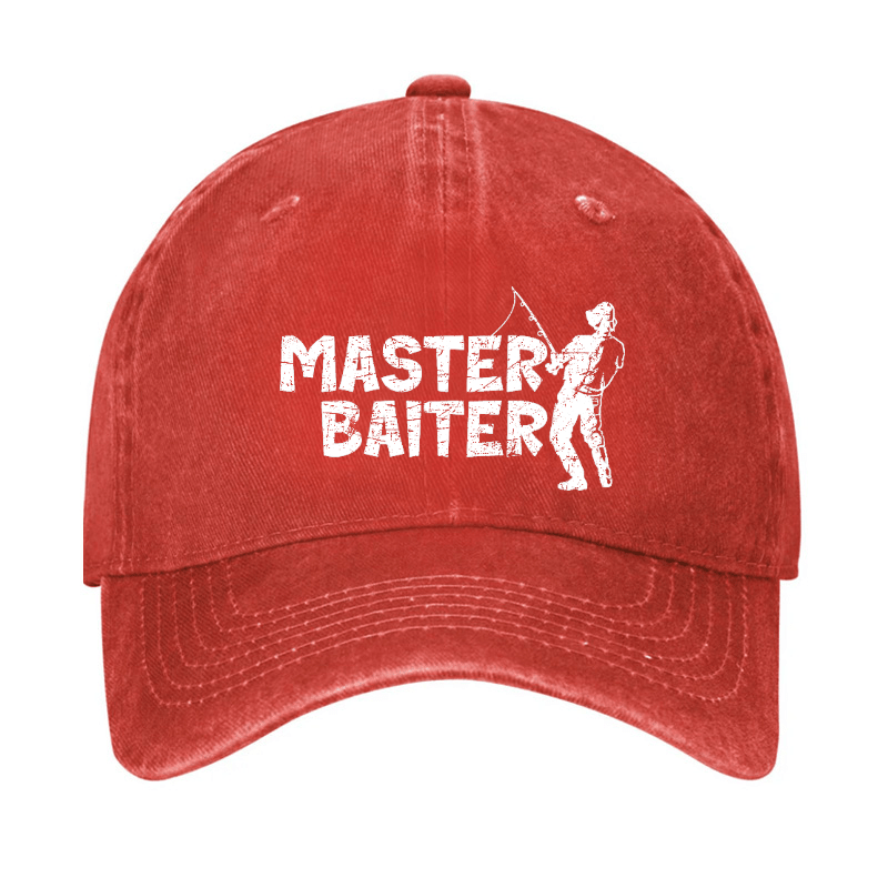 Master Baiter Fishing Baseball Cap (Free Customization)