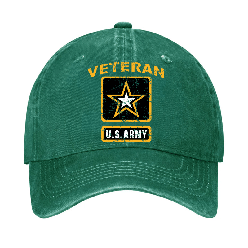 US Army Veteran Cap (Free Customization)