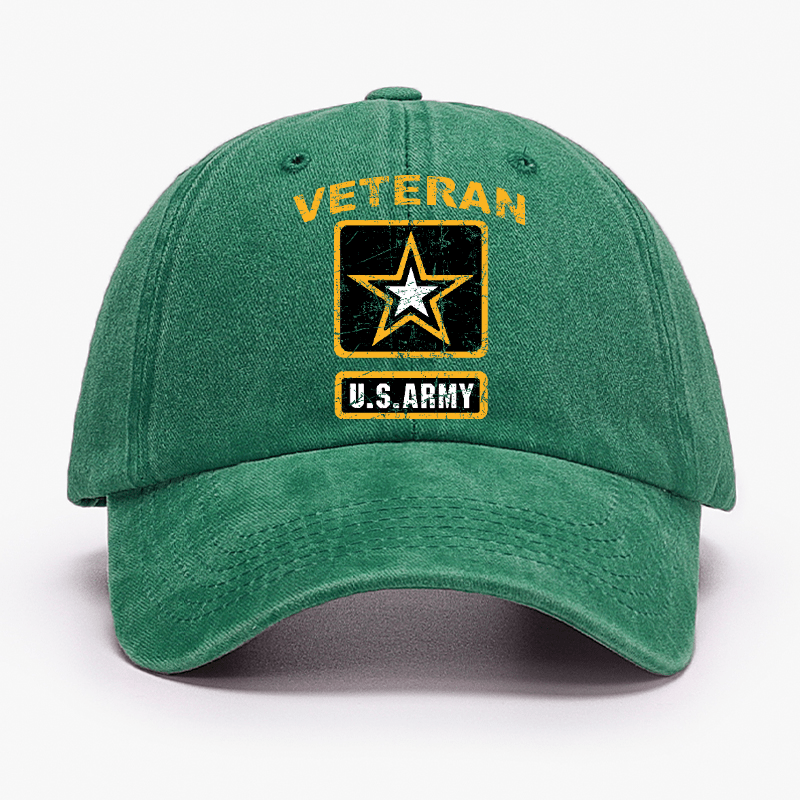 US Army Veteran Cap (Free Customization)