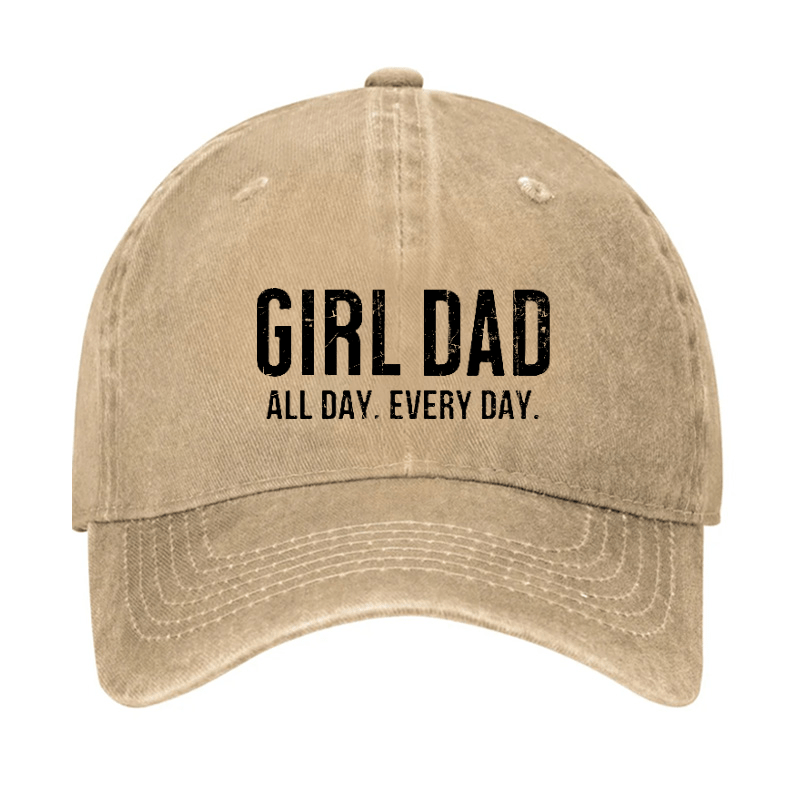 Girl Dad All Day Every Day Cap (Free Customization)