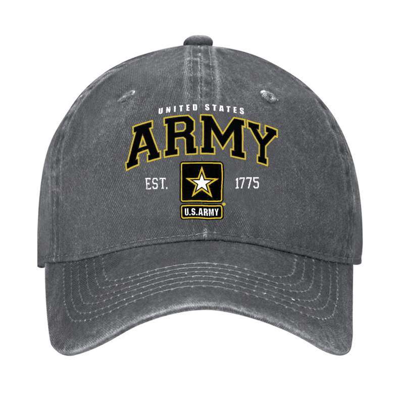 US Army Veteran Pride Military United States Graphic Cap (Free Customization)