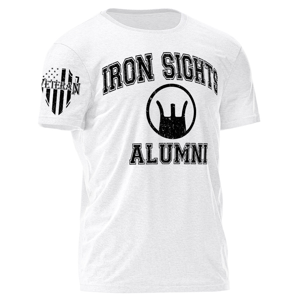 Prime T-Shirt Iron Sights Alumni Personalized Grunge Style Shirt For Veteran H2511