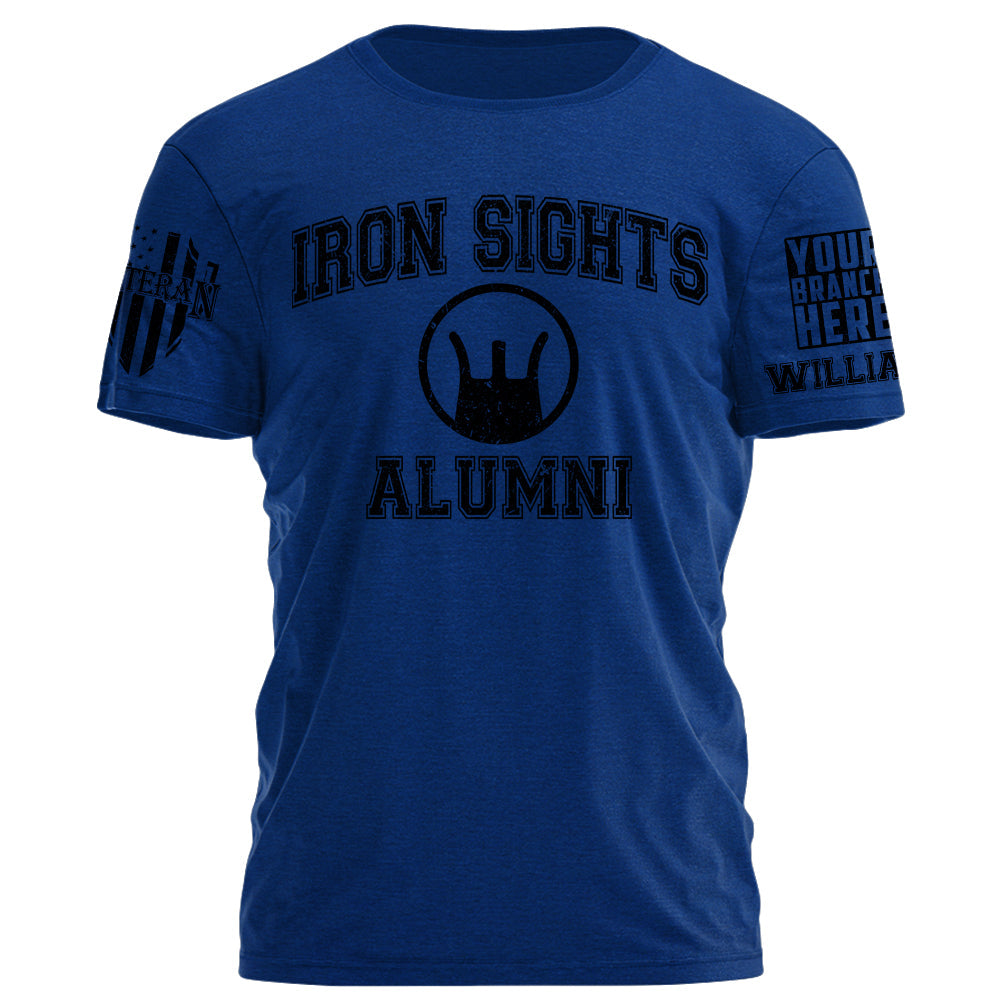 Prime T-Shirt Iron Sights Alumni Personalized Grunge Style Shirt For Veteran H2511