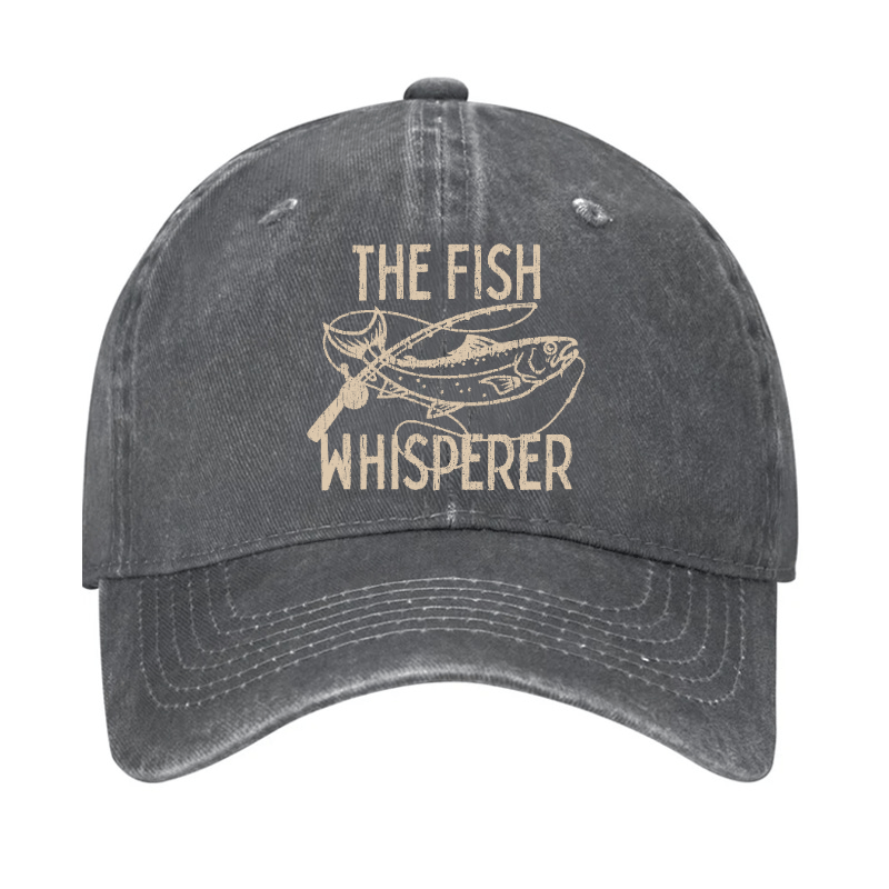 The Fish Whisperer Funny Fishing Cap (Free Customization)