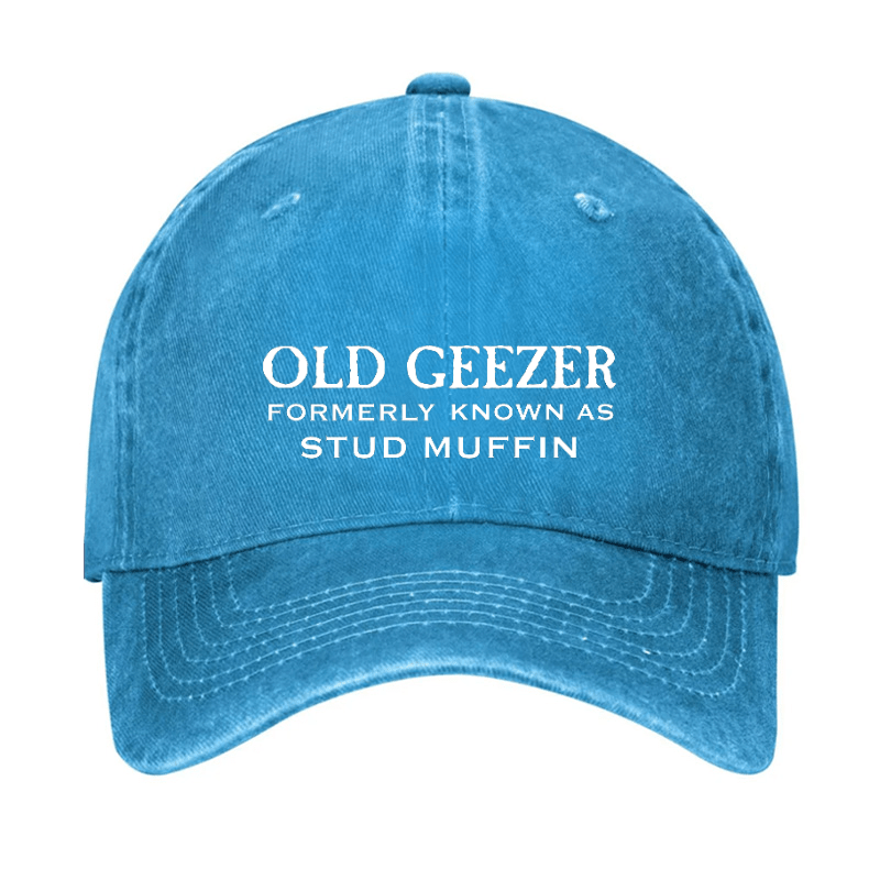 Funny Old Geezer Formerly Known As Stud Muffin Cap (Free Customization)