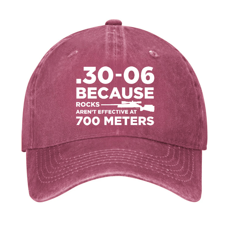 Maturelion Custom Cap 30-06 Because Rocks Aren't Effective At 700 Meters Cap