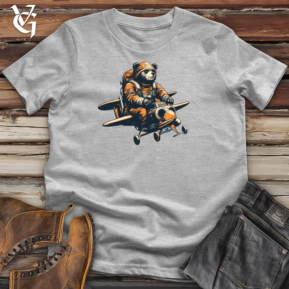 Bear Jetpack Skyward Adventure Cotton Tee