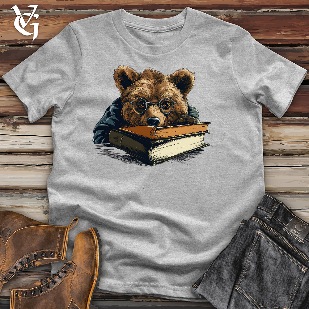 Buried In Books Bear Cotton Tee