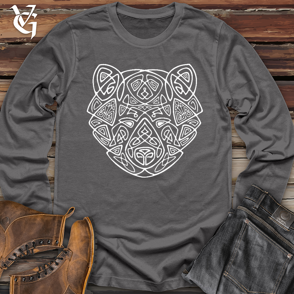 Bear Head Celtic Style Long Sleeve