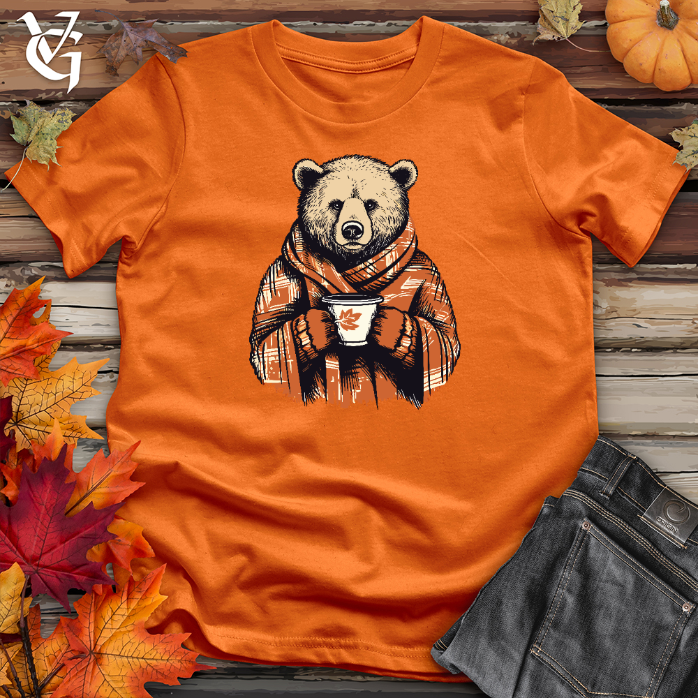 Cozy Cider Bear Cotton Tee