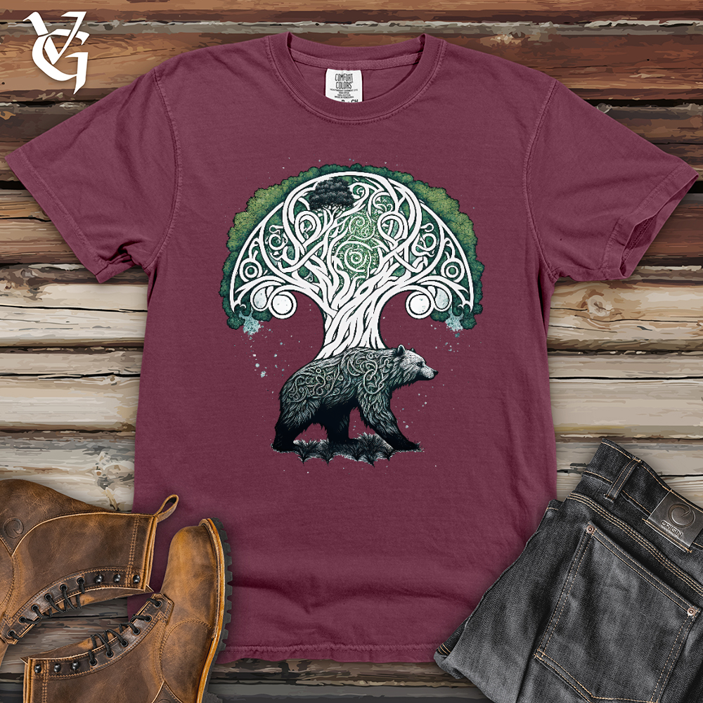 Celtic Bear Of Life Heavy Cotton Comfort Colors Tee