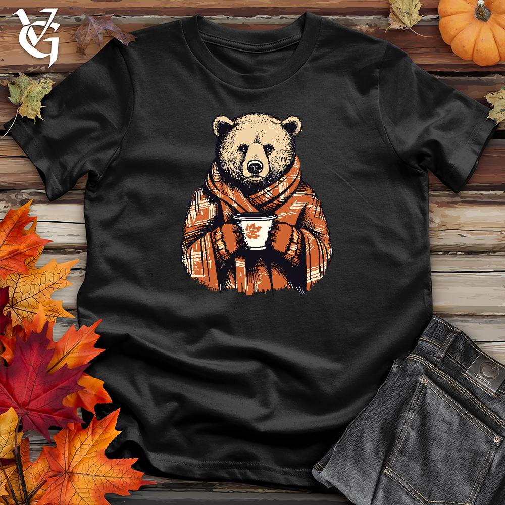 Cozy Cider Bear Cotton Tee