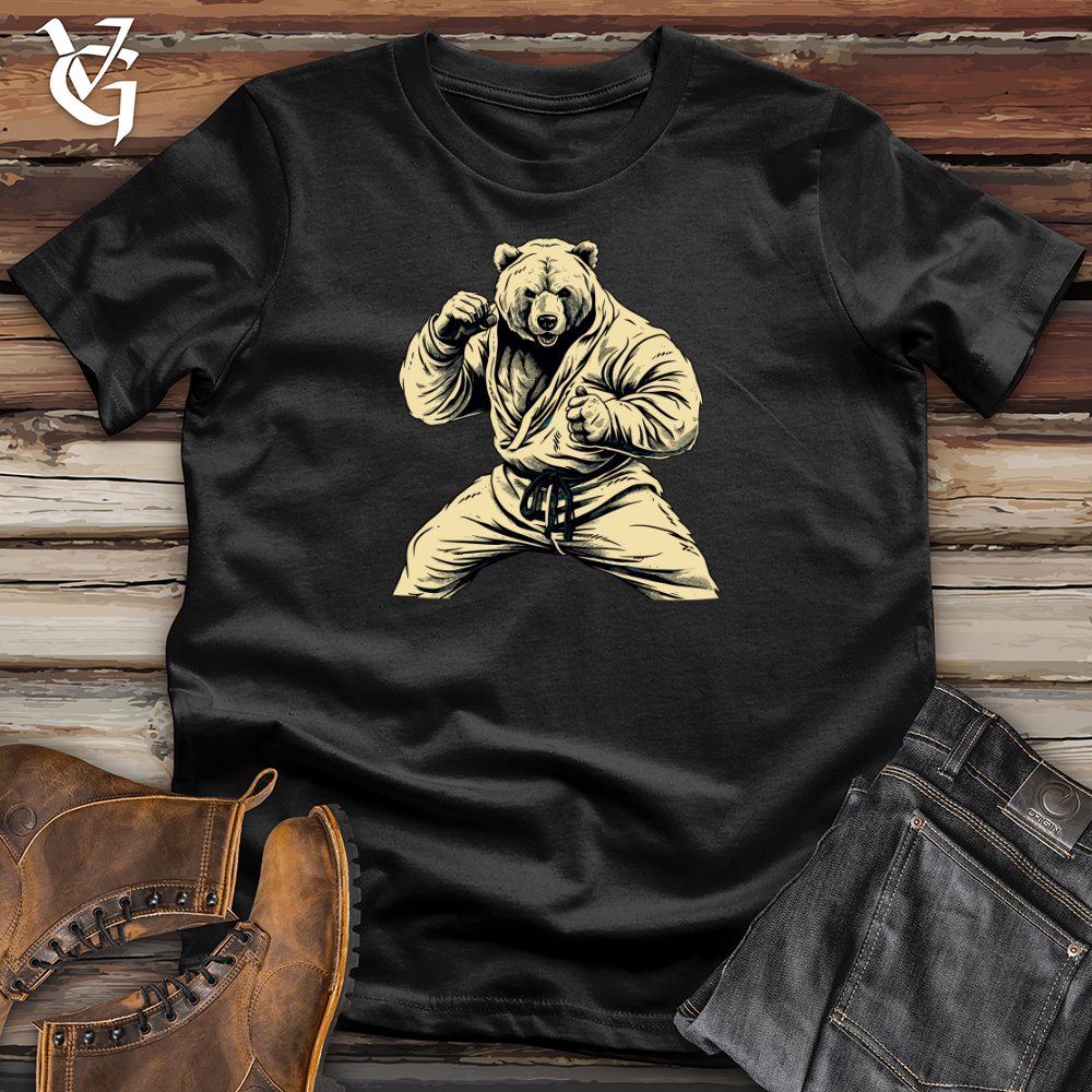 Vintage Karate Bear Softstyle Tee