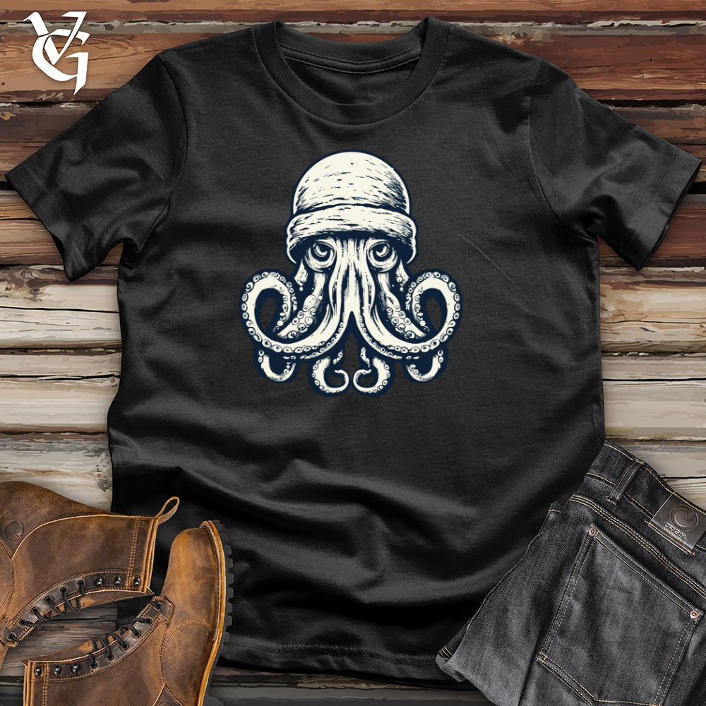 Vintage Snow Hat Octopus Cotton Tee