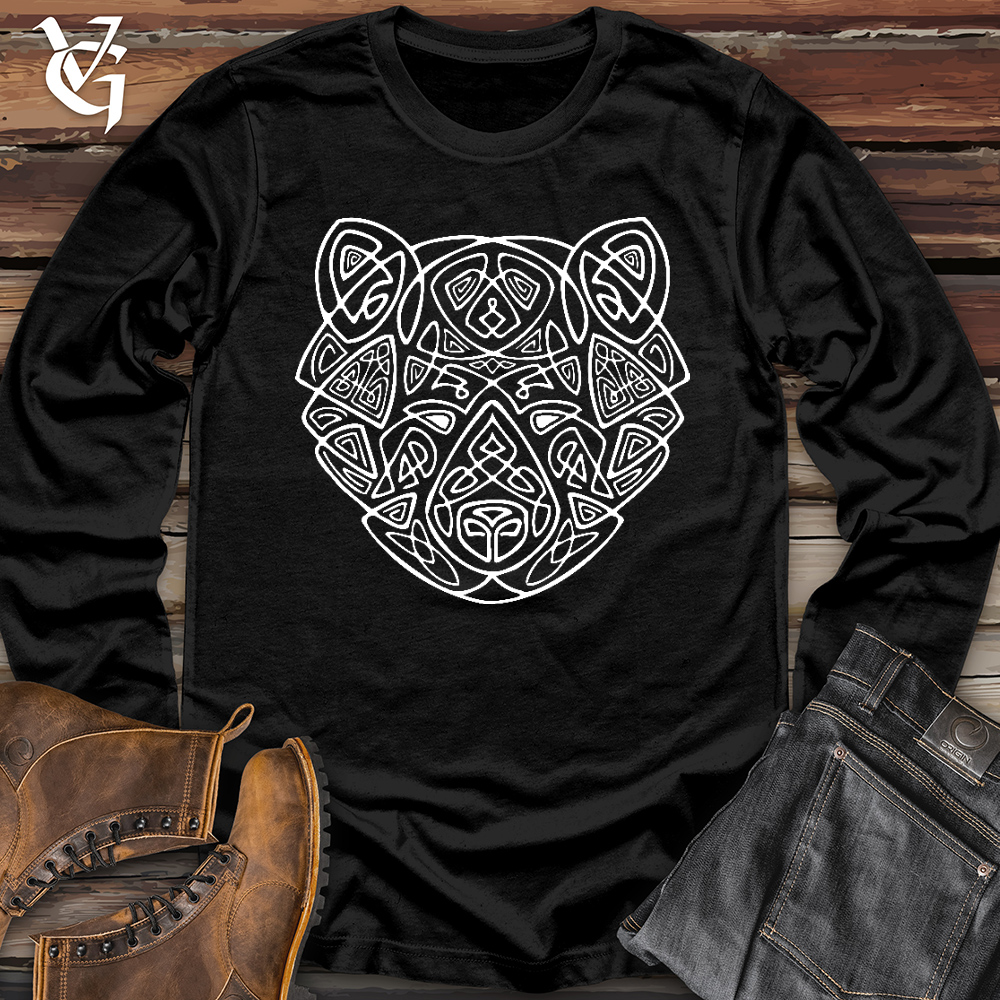 Bear Head Celtic Style Long Sleeve