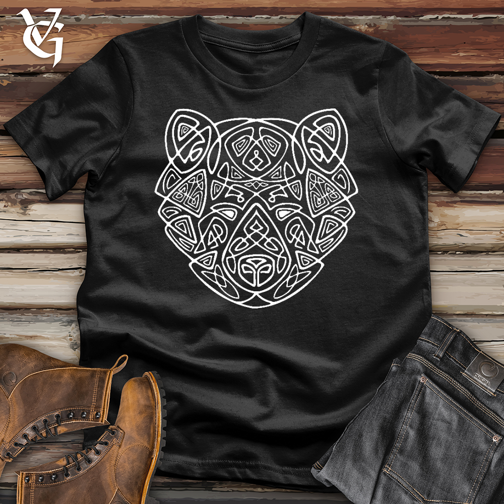 Bear Head Celtic Style Softstyle Tee