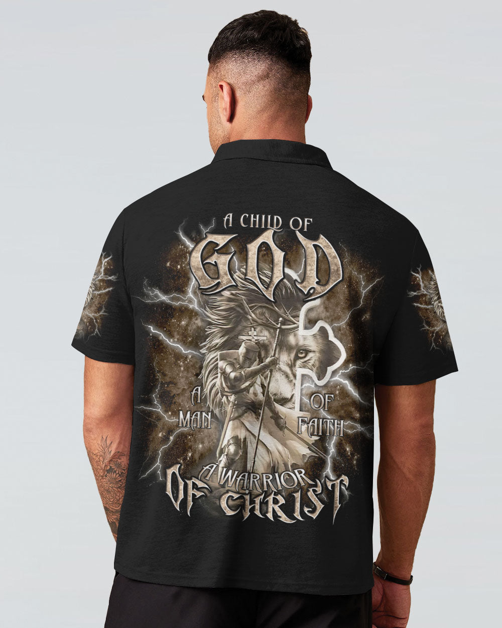 A Warrior Of Christ Men's All Over Print Shirt - Tlnt1908242