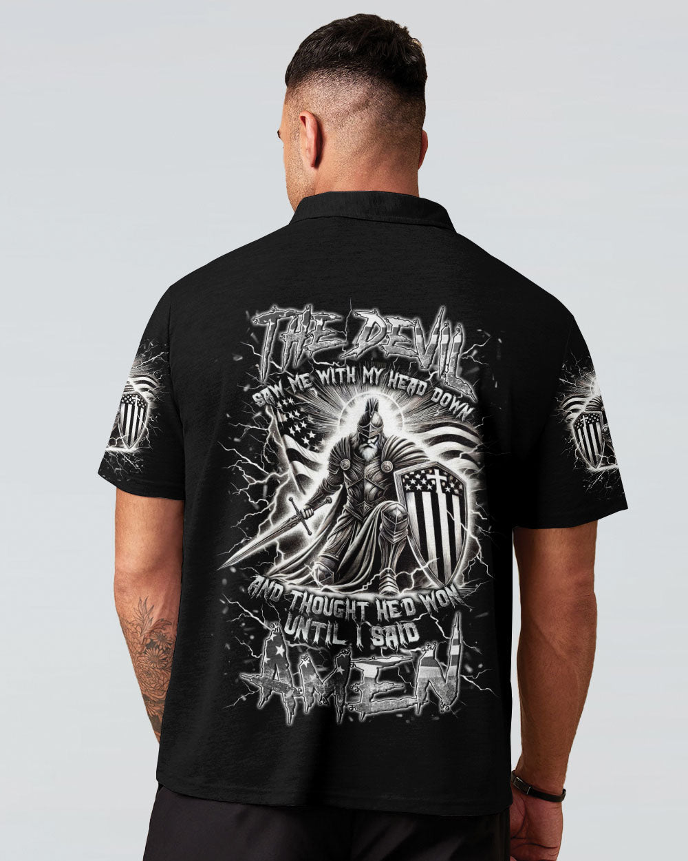 The Devil Saw Me With My Head Down Men's All Over Print Shirt - Yhln1012241