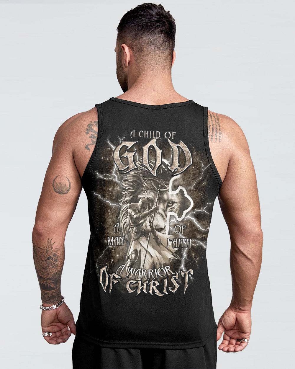 A Warrior Of Christ Men's All Over Print Shirt - Tlnt1908242