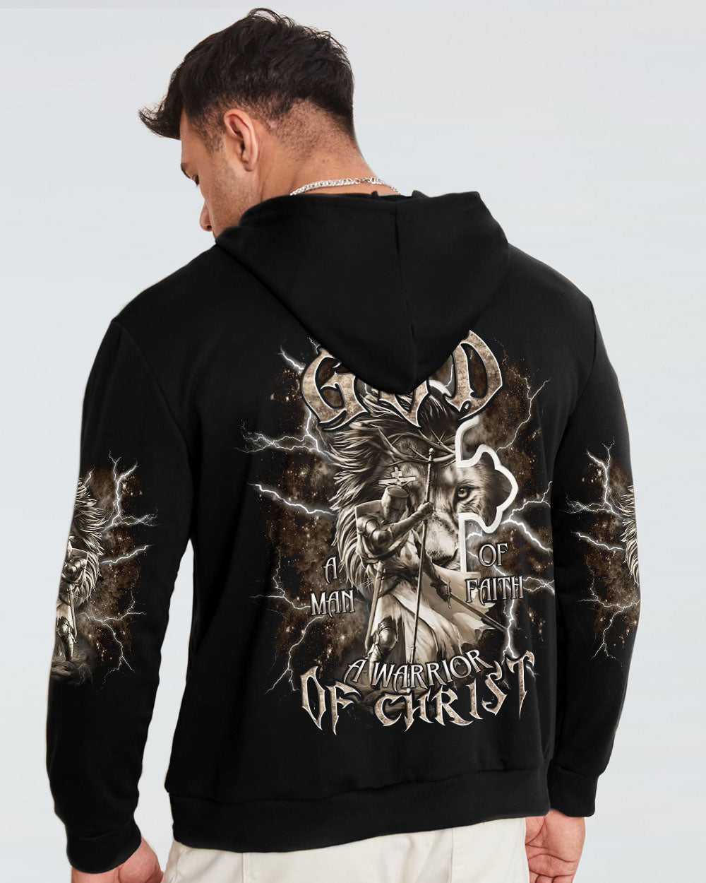 A Warrior Of Christ Men's All Over Print Shirt - Tlnt1908242