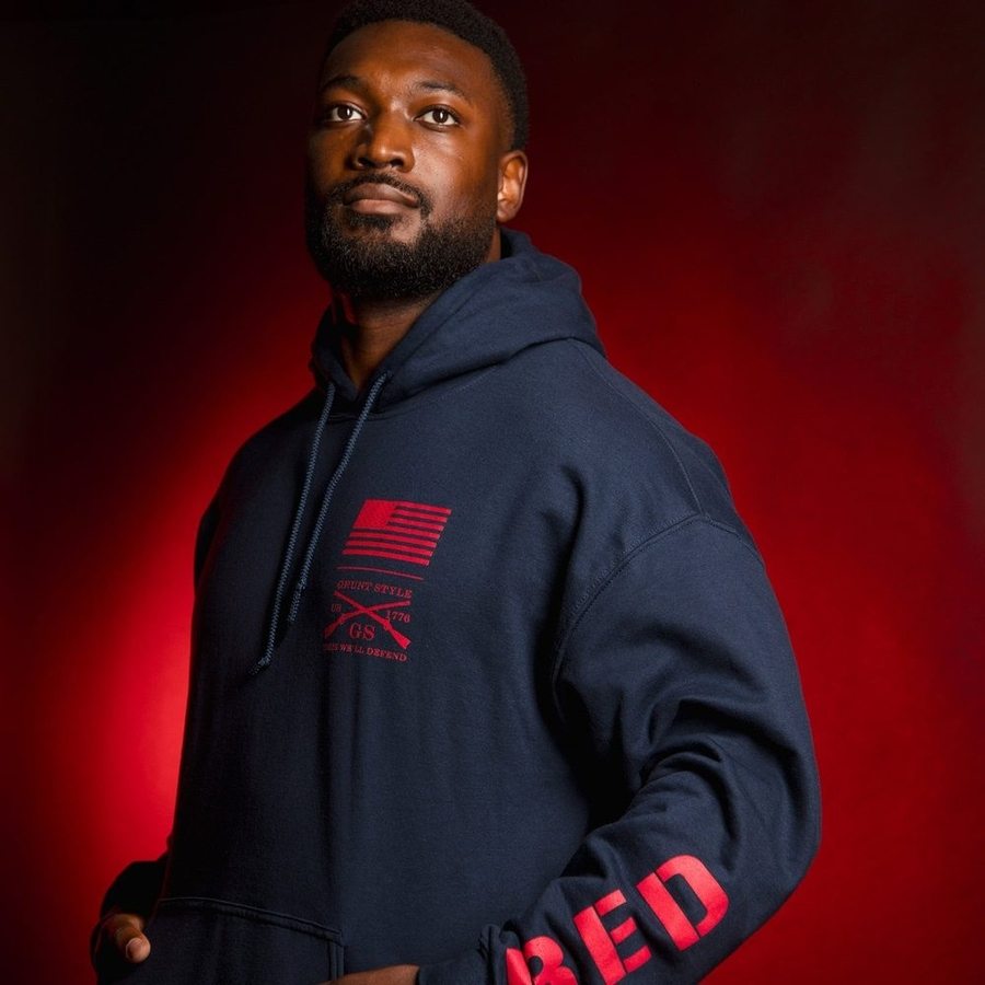 RED Friday Hoodie - Navy