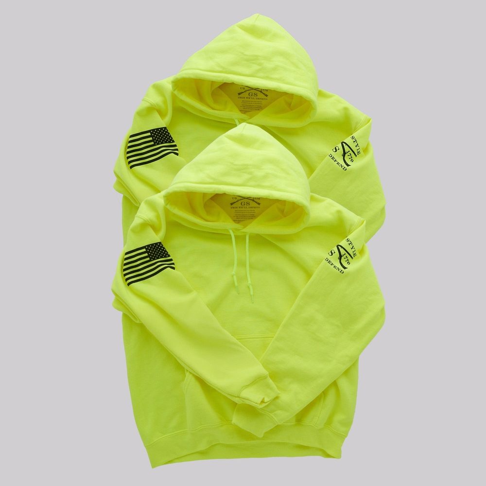 Basic Hoodie 2 Pack - Safety Green