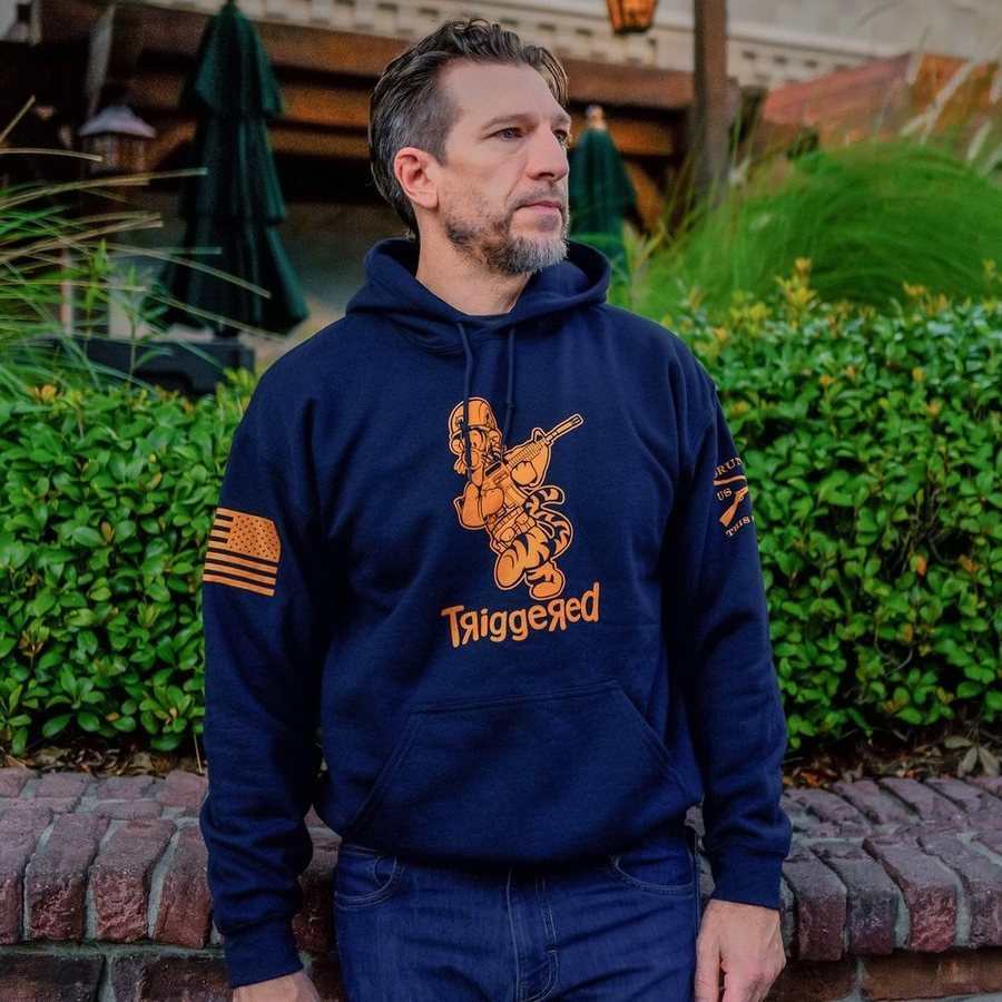 Triggered Hoodie - Navy