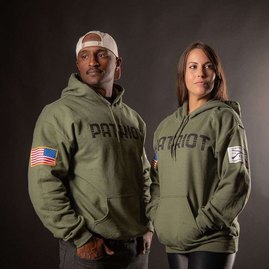 Patriot Hoodie - Military Green