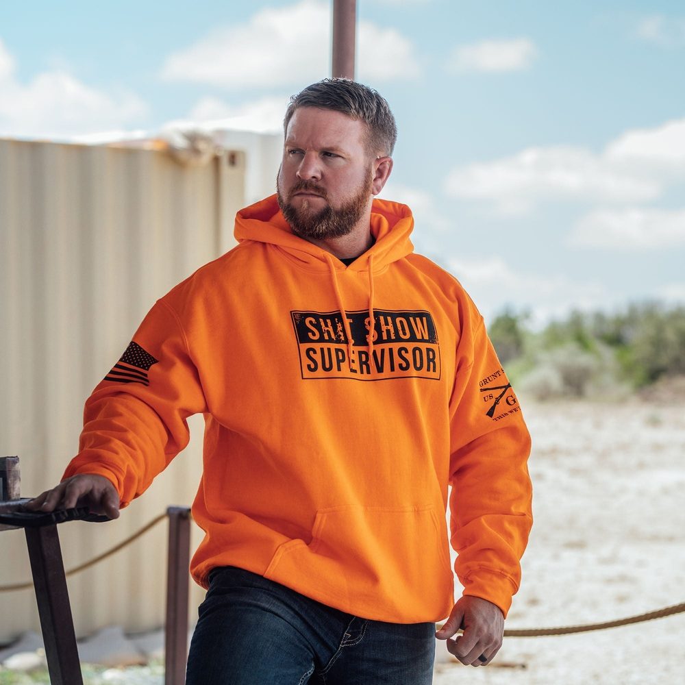 Sh*t Show Supervisor Hoodie - Safety Orange