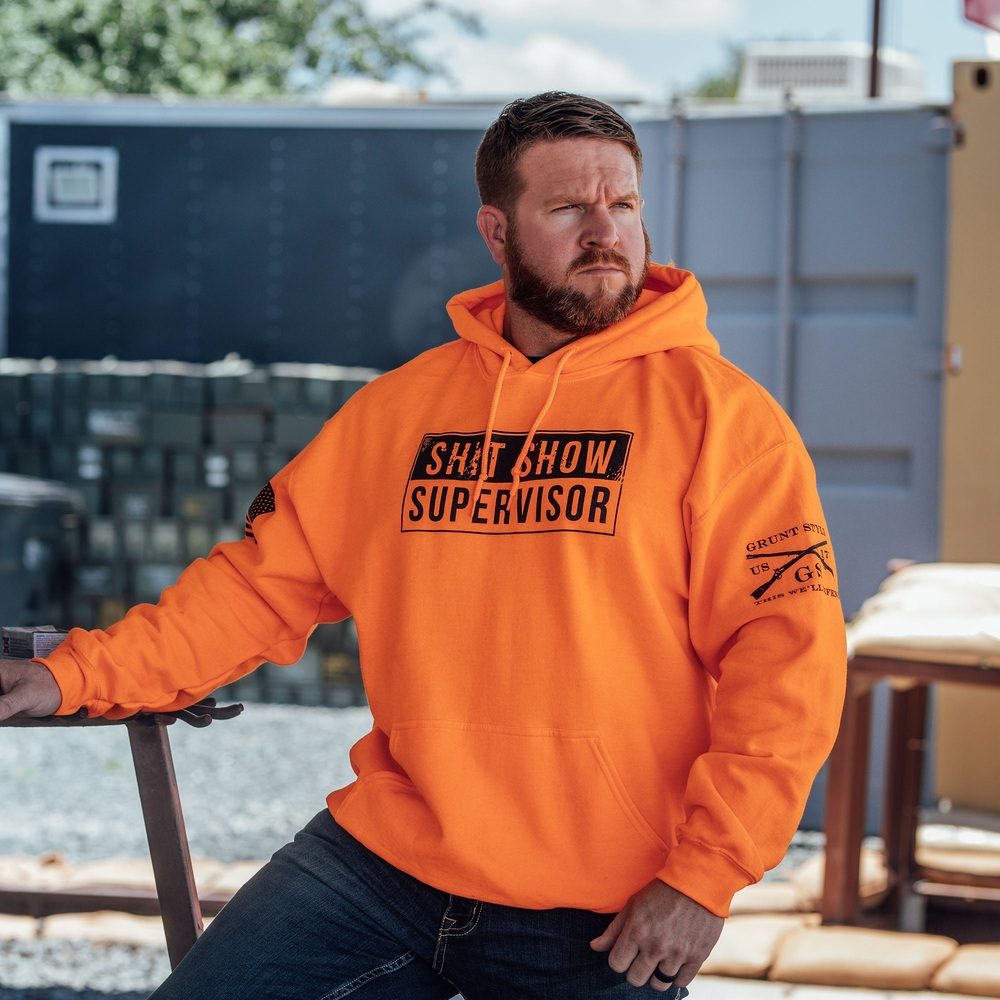 Sh*t Show Supervisor Hoodie - Safety Orange