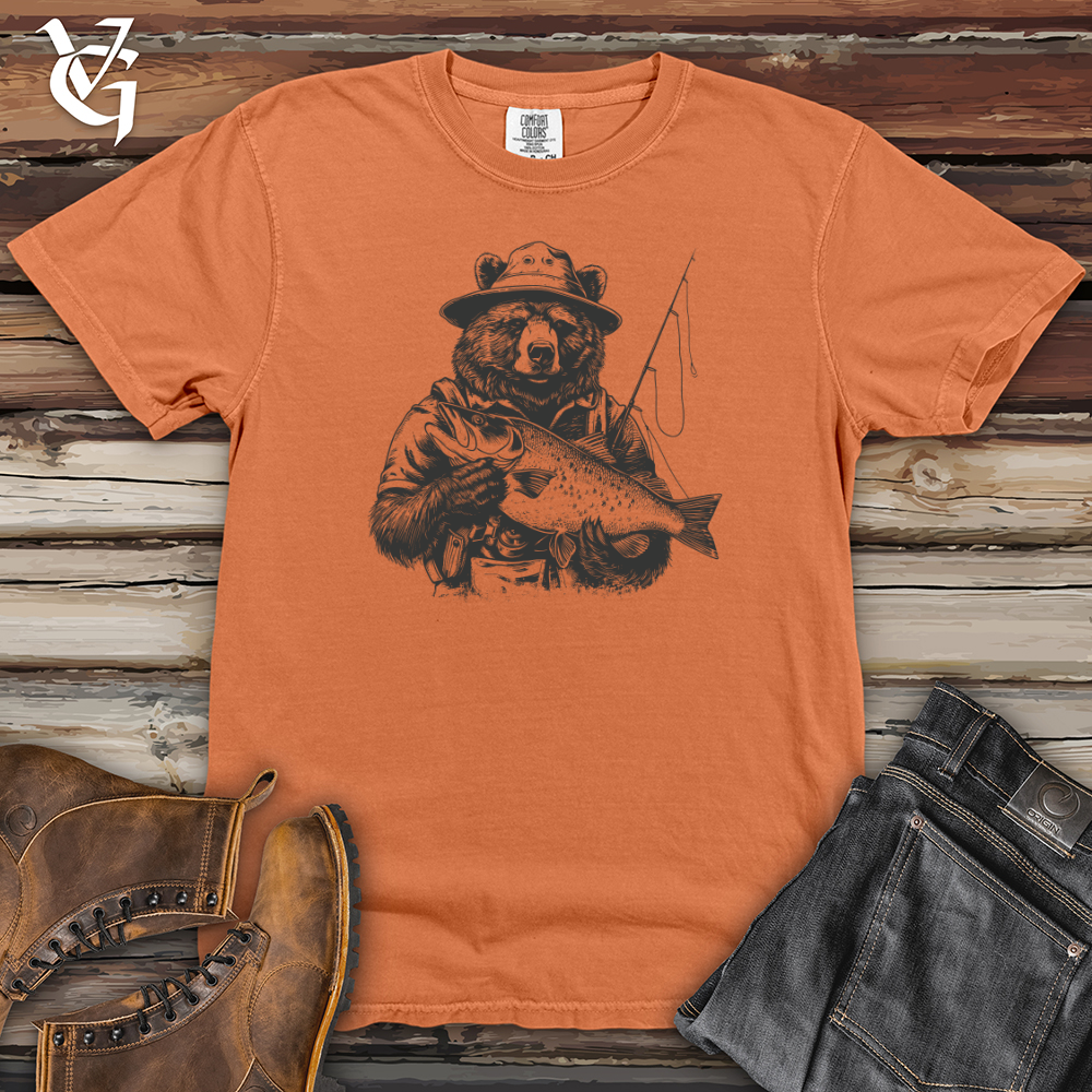 Bear Angler Triumph Heavy Cotton Comfort Colors Tee