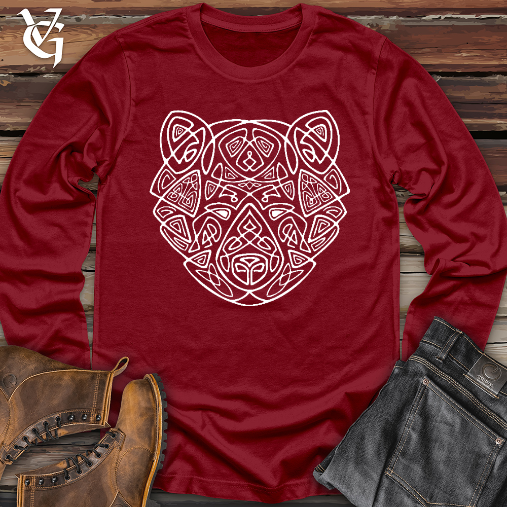 Bear Head Celtic Style Long Sleeve