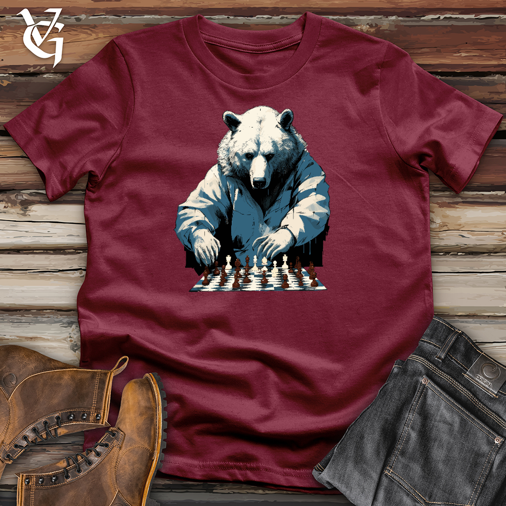 Bear Chess Master Cotton Tee