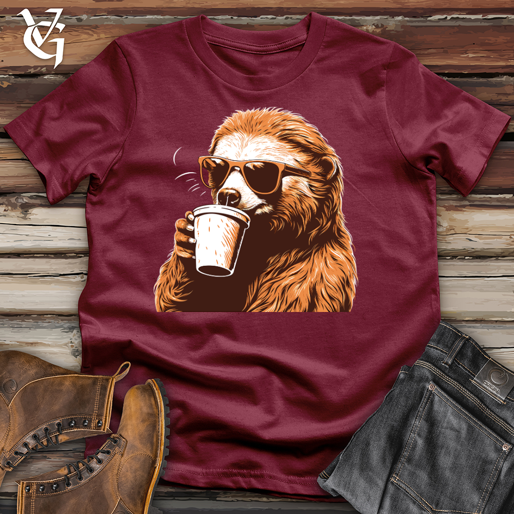 Chill Caffeine Sloth Cotton Tee