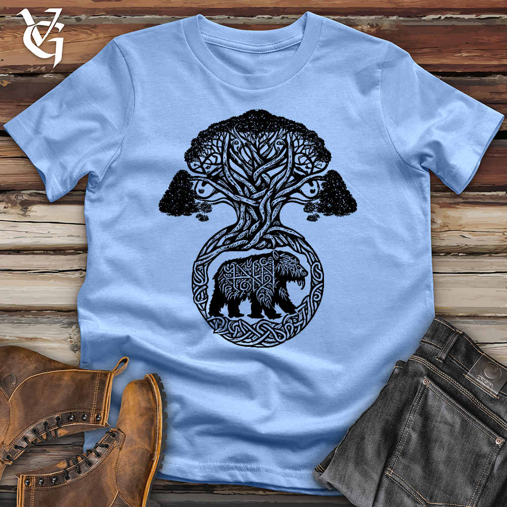 Celtic Bear With Celtic Tree Softstyle Tee